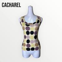 ราคา Cacharel เสื้อแขนกุดลายจุด (21259160578)