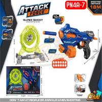 ราคา พร้อมส่ง ปืนเนิร์ฟ ปืนลูกกระสุนโฟม ไม่เป็นอันตราย แถมฟรี กระสุนโฟม (19371974551)