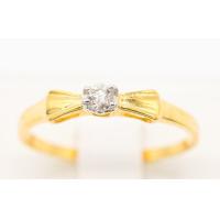 ราคา Happy Jewelry แหวนเพชรของแท้ แหวนโบว์เม็ดเดียว เพิ่มความน่ารัก เสริมความมั้นใจ ทองแท้ 9k 37 5 ขายได้ จำนำได้ ME531 (16829659404)