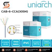ราคา สายแลน CAT6 UTP Cable 305m Box UNIVIEW CAB 6 CCA 305 ยกกล่อง 305 เมตร (20582143572)