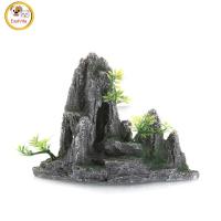 ราคา เครื่องประดับหินการจัดตู้ปลาจำลองสำหรับตกแต่งตู้ปลาหินตกแต่งถ้ำซ่อนปลาเสือภูเขาทำจากเรซิ่นเทียม (21235467726)