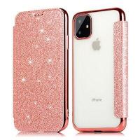 ราคา กากเพชรส่องแสงเป็นประกายวิบวับเคสกระเป๋าเงินแบบฝาพับหนังสำหรับ iPhone 12 Mini 11 Pro XS Max XR X 8 7 6 6S Plus 5 5 5S SE 2020เคส TPU นิ่มด้านหลังใส (19713606293)