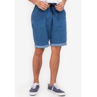 ราคา Zalora Basics Drawstring Waist Denim Shorts (17127126253)