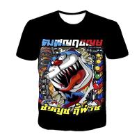 ราคา HOT เสื้อยืดเสื้อยืดซอมบี้โดราเอมอนไวรัสคุณภาพสูง3มิติเสื้อพิมพ์ลายผู้ชายแฟชั่นเสื้อยืดกีฬาสันทนาการ (20518519608)