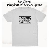 ราคา เสื้อยืด พิมพ์ลาย Kingdom of Science Army Anime Dr Stone K0021S 5XL (19296912619)