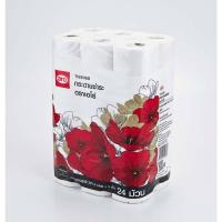 ราคา พร้อมส่งด่วน เอโร่ กระดาษชำระ แพ็ค 24 ม้วน Aro Tissue Roll x 24 Rolls อุปกรณ์ภายในบ้านราคาถูก เก็บเงินปลายทางได้ (18795390319)