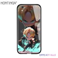 ราคา Hontinga เคสสำหรับ OPPO A12 A12e A12s A15 A16 A16E A16K A16S A17 A17K A57 A31เคสโทรศัพท์ A33 A36 A37 A5กระจกเทมเปอร์การ์ตูนลูฟี่น่ารักเคสฝาหลังแบบแข็ง (21162453477)