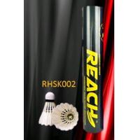 ราคา Reach ลูกแบตมินตัน คุณภาพดี 1 กล่อง บรรจุ 12 ลูก T REX Serie Retail 890 Speed 75 5 Gold Speed 75 Price 580 Black Speed 75 Price 480 Blue Speed 76 Price 380 Remark 1 tube 12 Shuttlecock แบตมินตัน ลูกแบ