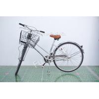 ราคา จักรยานแม่บ้านญี่ปุ่น ล้อ 27 นิ้ว มีเกียร์ สีเงิน จักรยานมือสอง (19690203942)