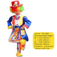 ราคา Halloween Naughty Funny Clown Costumes Christmas Boy Girl Joker Costume Cospaly Carnival Party Dress Up Clown Suit No Wig (19810593848)