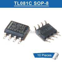 ราคา 10ชิ้น TL081C SOP8 TL 081 C TL081CDR SOP 8 SMD JFET อินพุตชิป OP AMP ของแท้ใหม่ (17012441122)