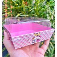 ราคา กล่องเค้ก กล่องแซนวิชฝาใส แพ็ค 10 100 ใบ มีฝาพลาสติกครอบแข็งเเรง กระดาษเคลือบมัน กล่องขนมหน้าใส เค้กลาวา เค้กปอนด์ กล่องขนมกระดาษ (18085045825)
