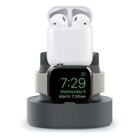 ราคา Duo MINI CHARGING HUB สำหรับ Apple Watch 5 4 3 2 1 และ airpods 2 1 ไม่รวมสายเคเบิล สำหรับ iPhone 11 PRO MAX 11 Pro 11 XS MAX XR XSแท่นวางแท่นชาร์จแบบคู่ (1128168170)