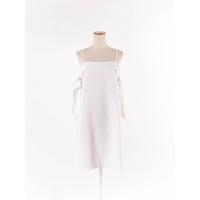 ราคา pomelo เดรสสายเดี่ยว ดีเทลสายผูกโบว์ด้านข้าง มีซับใน ป้ายแบรนด์ระบุไซส์ M Preloved (20669871513)