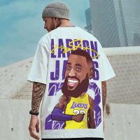 ราคา เสื้อยืดคุณภาพดี พร้อมส่ง เสื้อยืดแขนสั้น พิมพ์ลาย NBA Lakers No แฟชั่นฤดูร้อน สําหรับเด็กผู้ชาย 24 Kobe James No 23 เสื้อบาสเก็ตบอล (20581258359)