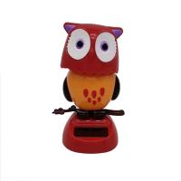 ราคา IJVBTV 1ชิ้น เครื่องประดับรถยนต์ พลังงานแสงอาทิตย์ ตกแต่งแผงหน้าปัด นกฮูกนกเขย่าหัวตุ๊กตา ตุ๊กตาเขย่าหัวสวิง รูปแกว่งคลาสสิก ของเล่นพลังงานแสงอาทิตย์ (19966177846)