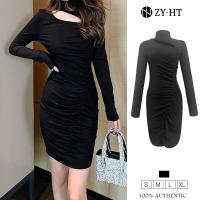 ราคา ZY HT EraVogue เดรสผู้หญิง เดรสสีดำ เดรสเซ็กซี่ เดรสทำงาน เดรสแขนยาว เดรสรัดรูป เดรสไปงานแต่ง เดรสเกาหลี ชุดเดรสแฟชั่น เดรสออกงาน 5630 (12004547352)