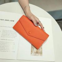 ราคา Smart King New Cowhide Long Wallet For Women Large Capacity Wallets Genuine Cow Leather Purses Envelope Slim Clutch Phone Purse (15432359075)