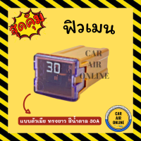 ราคา ฟิวเมน จำนวน 1 ชิ้น แบบตัวเมีย ทรงยาว สีน้ำตาล 30A ฟิวส์เสียบแอร์ ฟิวส์แอร์ ฟิวส์ ฟิว ฟิวส์เสียบ รถยนต์ (17353333893)