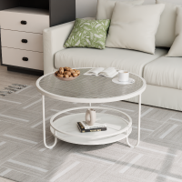 ราคา พร้อมส่ง โต๊ะกลาง โต็ะมินิมอล กระจกนิรภัย โต๊ะกลม สไตล์minimal เฟอร์นิเจอร์มินิมอล แต่งบ้านมินิมอล 60 60 45CM (21266864648)