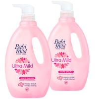 ราคา แพ็คคู่ Babi Mild เบบี้มายด์ Ultra Mild สบู่เหลวอาบน้ำเด็ก เบบี้มาย ไวท์ซากุระ ชมพู ขวดใหญ่ 850 ml 2 ขวด ครีมอาบน้ำ Head Body Bath White Sakura (20964847739)