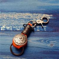 ราคา ถูกที่สุด ส่งจากไทย พวงกุญแจหนังแท้ สแตนเลส สไตล์วินเทจ คาวบอย เรียบหรู แข็งแรงทนทาน งานแฮนด์เมด S14 (15088913882)