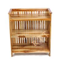 ราคา RTT ชั้นไม้สักแท้ 3 ชั้น 63 30 70 ซม ชั้นวางของ จัดระเบียบห้อง ชั้นรองเท้า สีไม้ shelf rack (777942411)