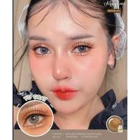 ราคา บิ๊กอายตาโต รุ่น YG gray YG brown Mayalens คอนแทคเลนส์ สีเทาและน้ำตาล ค่าน้ำ55 ลายสุดฮิต ตาสวย เซ็กซี่สุดๆ (20448857515)