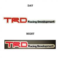 ราคา สติกเกอร์ สะท้อนแสง 3M แต่งซิ่ง ลายข้างรถ ติดกระจก รถยนต์ TRD RACING DEVELOPMENT STICKER CAR จำนวน 1 ชิ้น ขนาด 21 2 5 0 1 ซม 84 racing (14511984)