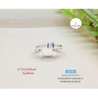 ราคา แหวนเงินแท้92 5 แบบหัวชูเพชร cz เพชรกลาง 3mm งานน่ารักๆ ค่ะ size 5 10 ราคาต่อวง เนื้อเงินแท้ (16043036212)