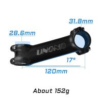 ราคา UNO Stem MTB Bike Stem 7 17 35องศา Ultralight Alu Stem Road Bicycle Stem 60 70 80 90 100 110 120 130Mm Handlebar Stem สำหรับ28 6MM Fork (16829092387)