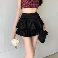 ราคา Creative Home กระโปรงพลีท skirt กระโปรงสั้นเวอ high waisted chiffon A line skirt สไตล์วิทยาลัย กำลังมาแรง (21056686878)