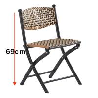 ราคา SUM ชุดโต๊ะเก้าอี้ โต๊ะหวาย เก้าอี้หวาย ชุดโต๊ะสนาม เก้าอี้หวายเทียม แข็งแรง เก้าอี้ะสนาม ชุดโต๊ะกาแฟ (20483342178)