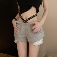 ราคา SUGAR Hollow Out เสื้อสเวตเตอร์ฤดูร้อนผู้หญิงกางเกงขาสั้นคุณภาพสูงฤดูร้อนกางเกงขาสั้นลำลอง (15815417239)