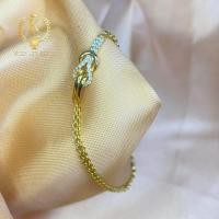 ราคา สร้อยข้อมือทองคำแท้ 9K ประดับเพชร Swiss เกรดดี (20512814856)