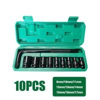 ราคา พร้อมกล่อง ชุดประแจไฟฟ้า Hex Shank ลูกบล็อกยาว ชุดลูกบล็อกลม ชุดลูกบล็อกยาว ชุดบล็อก ลูกบล็อคลมยาว ลูกบล็อกดำ 1 2 4หุน 8 10 12 13 14 15 17 19 21 24 ชุดประแจไฟฟ้า (20922809713)