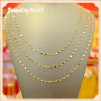 ราคา สร้อยคอทองคำแท้ 18K ลายจันกระพริบ Au750 น้ำหนัก 0 8 กรัม ยาว 18 นิ้ว หรือ 46 ซม มีใบรับประกันจากร้านทอง นิยมที่สุด สินคเก็บเงินปลายทางได้ (20698990380)