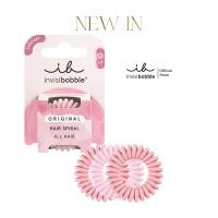 ราคา invisibobble ยางรัดผม รุ่น original สี The Pinks 1 กล่องมี 3 เส้น NEW PACKAGE (20953177051)