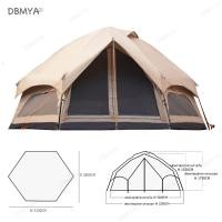 ราคา จัดส่งรวดเร็ว เต็นท์กลางแจ้ง เต็นท์แคมปิ้ง เต๊นท์ใหญ่ เต็นท์นอน เต็นท์ครอบครัว6 8คน 8หน้าต่างบานใหญ่ 2ประตูกว้าง ป้องกันรังสียูว (19541410703)