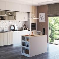 ราคา SB Design Square KUCHE เคาน์เตอร์เตี้ย ขนาด 120 ซม รุ่น Sendo ชั้นวางฝั่งซ้าย 120x60x85 ซม (20891680305)