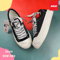 ราคา Baoji รองเท้าผ้าใบแฟชั่น ผูกเชือก ส้นสูง 2 นิ้ว รุ่น BRW502 37 41 (19971708727)