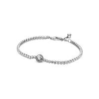 ราคา การจัดส่งไทย ของแทั 100 pandora กำไล สร้อยข้อมือเทนนิส Halo Bracelet silver 925 Couple bangle สร้อยข้อมือ (20409605432)