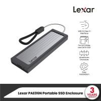 ราคา Lexar PAE06N Portable SSD Enclosure กล่องสำหรับแปลง NVMe SSD ให้เป็น External drive โอนข้อมูลสูงถึง 10Gbps แข็งแรง ทนทาน (19113995732)