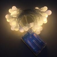 ราคา MAJOE ไฟ LED ไฟประดับ ไฟเชอรี่ ไฟประดับเต็นท์ สี Warm White แบบกลม ไฟประดับใส่ถ่านและ 50LED ยาว ไฟปีใหม่ ไฟเทศกาล ไฟตกแต่ง ไฟเชอรี่ camping (18429708110)