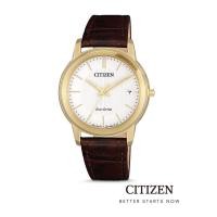 ราคา CITIZEN นาฬิกาข้อมือผู้หญิง Eco Drive FE6012 11A Leather Lady Watch พลังงานแสง (17595327983)