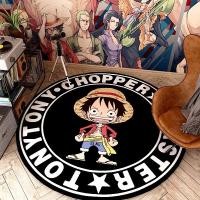 ราคา การ์ตูนวันพีชห้องนอนพรมวงกลมคอมพิวเตอร์ศึกษาพรมเช็ดเท้าวงกลมเก้าอี้หมุน (20139074940)