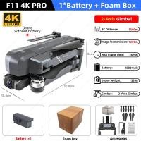 ราคา Sjrc F11 F11S 4K Pro GPS โดรน4K Profesional 5G WiFi กิมบอล2แกนโดรนพร้อมกล้อง3กม RC โดรนสี่ใบพัดไร้แปรงถ่านพับได้ (21171173032)