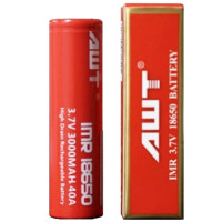 ราคา ถ่านชาร์จ ถ่านแดง ถ่าน AWT 3000mAh รุ่น AWT 18650 3 7V 40 A จำนวน 1 ก้อน (20962136459)
