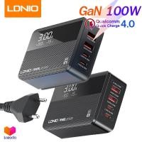 ราคา LDNIO Super fast Charger หัวชาร์จเร็วกำลังไฟ 65W 100W หน้าจอแสดงผล QC4 PD QC3 0 ตัวเดียวจบ 2USB C 2USB A LDNIO A4808Q 65W และ A4809C 100W สายยาว 1 5 เมตร (18288007830)