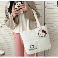 ราคา พร้อมส่งจากร้านไทย มี4ลายให้เลือก ลิขสิทธิ์แท้ Sanrio HELLO KITTY กระเป๋าคิตตี้ กระเป๋าผ้านุุ่มใบใหญ่ กระเป๋าซานริโอ้ (20756854835)